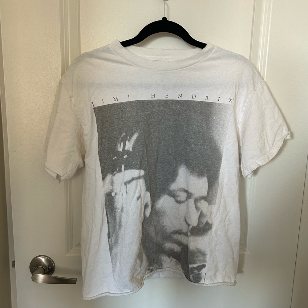 Urban Outfitters Cropped Jimi Hendrix T-Shirt